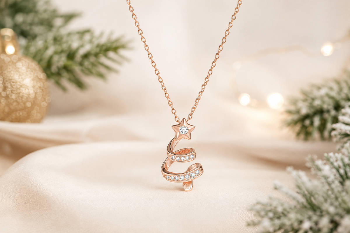 Collar Estrella de Invierno — Plata de Ley 925